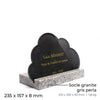 Plaque funéraire marbre-noir 27 Plaquedeces.fr